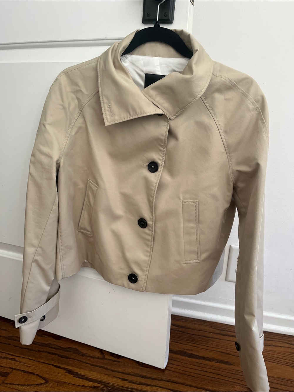Zara Beige Cropped Trench Coat
